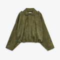 Cropped Suede Jacket