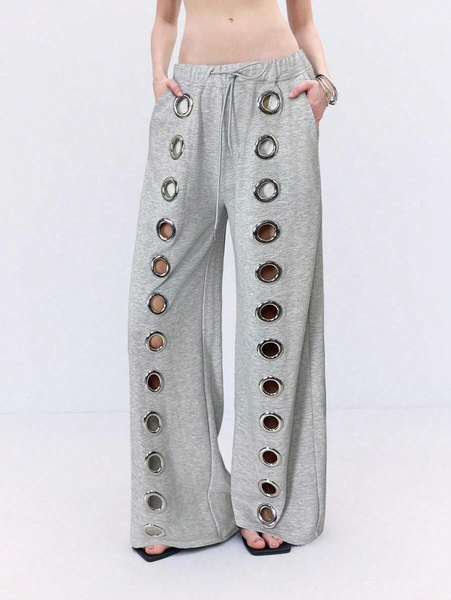 Eyelet Sweatpants