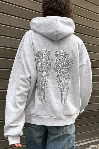 Sequin Wings Hoodie