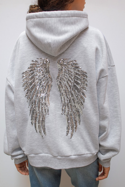 Sequin Wings Hoodie