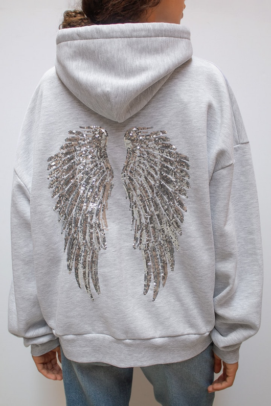 Sequin Wings Hoodie